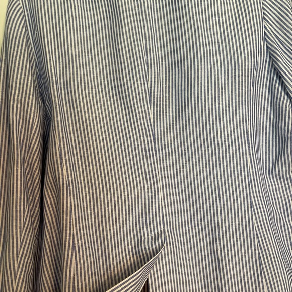 Talbots Striped Linen Blazer - Picture 10 of 10